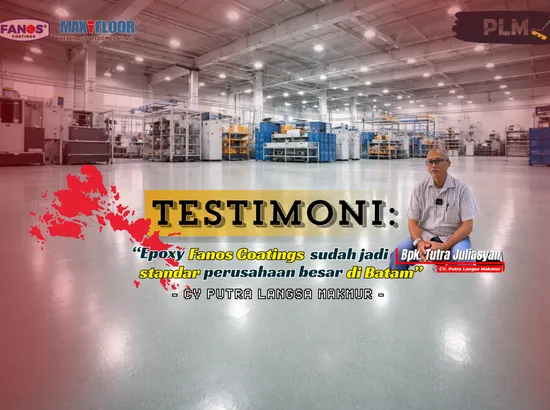 Testimoni aplikator dari produk Epoxy Fanos di Batam