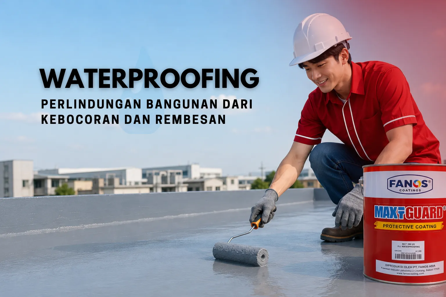 Pahami apa itu waterproofing pada atap bangunan untuk mencegah kebocoran.