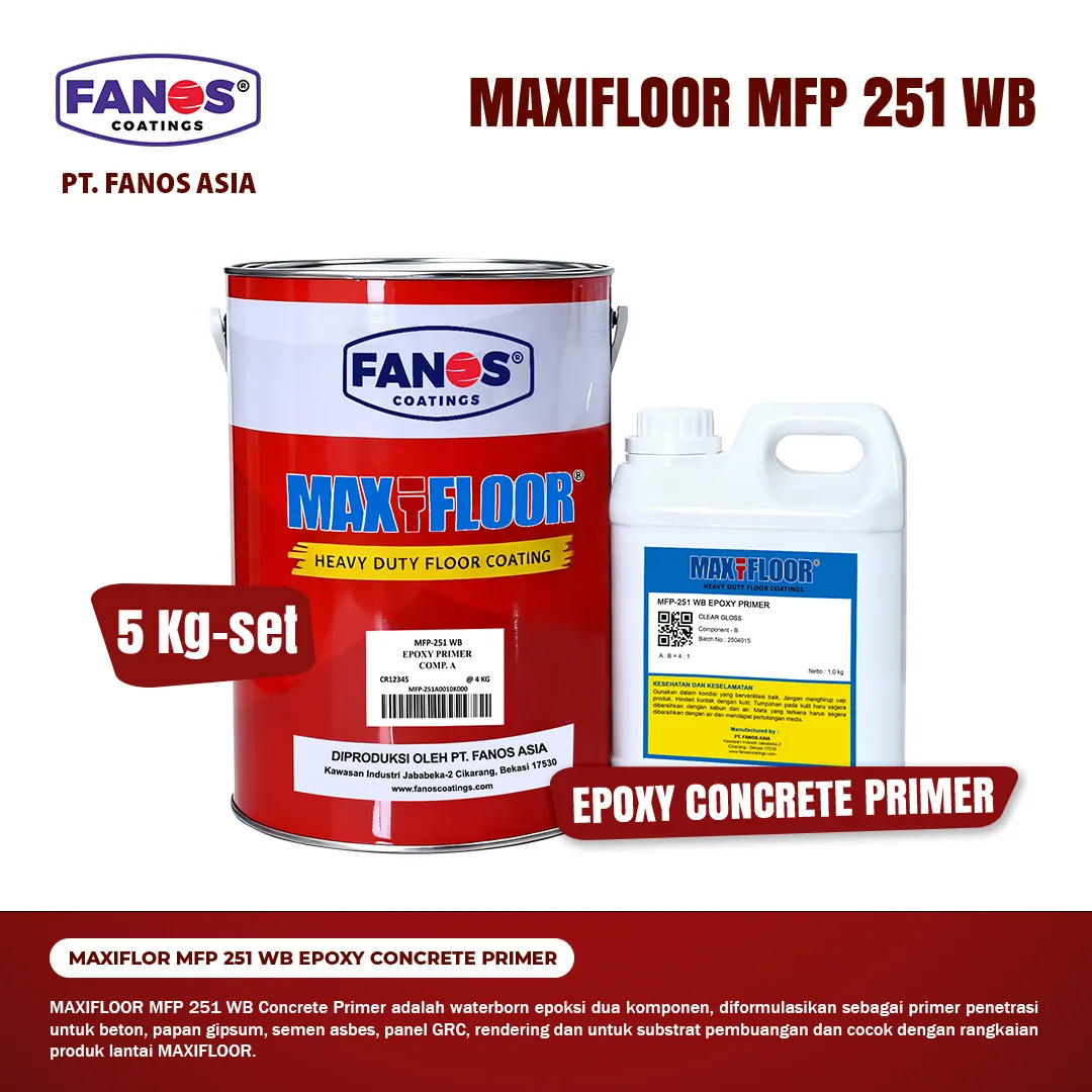 MFP 251 WB EPOXY PRIMER COCOK UNTUK MENUTUP PORI PORI BETON