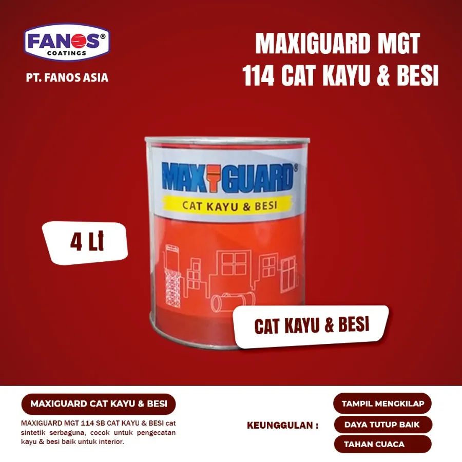 MGT-114 CAT KAYU DAN BESI