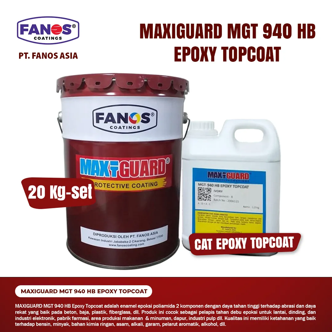 FOTO MAXIGUARD MGT 940 HB EPOXY TOPCOAT 20 KG_SET