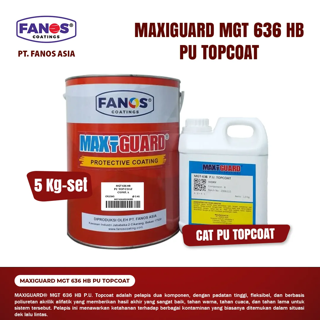 MAXIGUARD MGT 636 HB PU COATING DENGAN HASIL DOFF